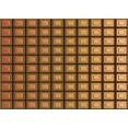 thumbnail image 1 of Ahgly Tapis Rectangulaire Lavable en Machine Intérieur Caramel Brun, 3 Pieds x 5 Pieds, 1 of 7