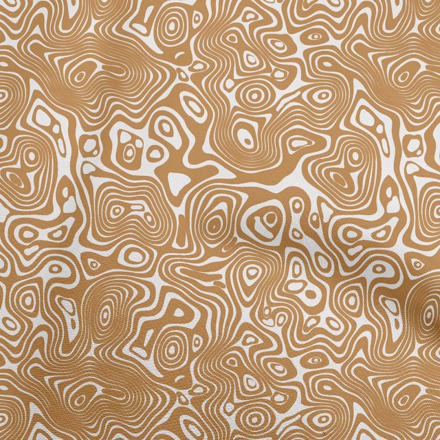 oneOone Georgette Viscose Brown Fabric Moire Craft Projects Decor Fabric Printed By The Yard 42 Inch Wide
