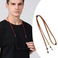 thumbnail image 4 of tredstone Eyeglass Strap Non-Slip Stretchy Universal Rope Eyewear Retainer Sports Light Brown, 4 of 9