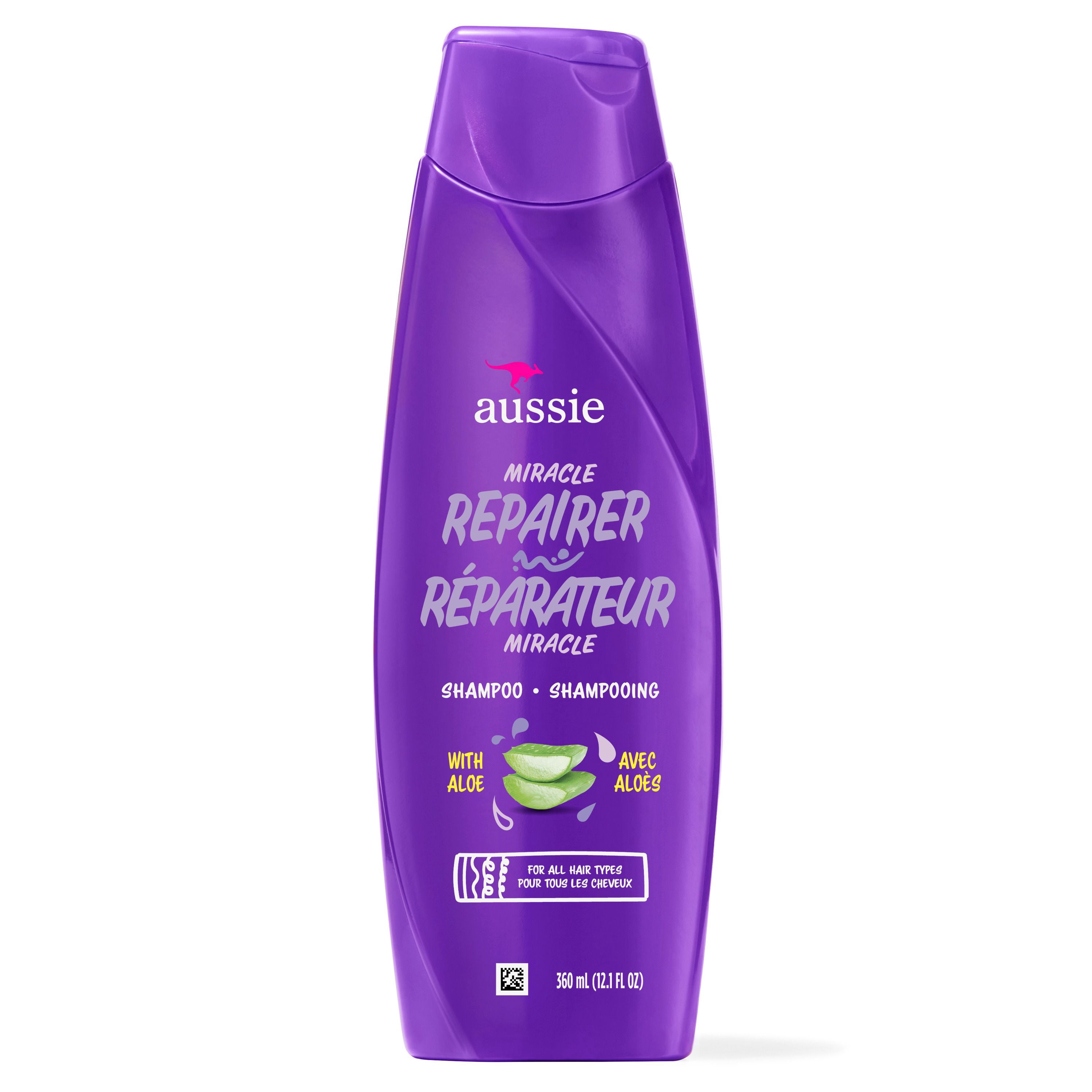 Aussie Miracle Repairer Shampoo with Aloe for All Hair Types