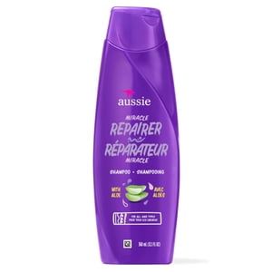 Shampoing réparateur Aussie Miracle avec aloe pour tous types de cheveux
