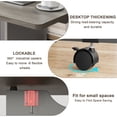 thumbnail image 4 of Drop Leaf Table for Small Spaces, Movable & Foldable Dining Table with 2-Tier Storage Shelf, Extendable Dining Table for 4, Ideal for Kitchen Dining Room Apartment, 4 of 9