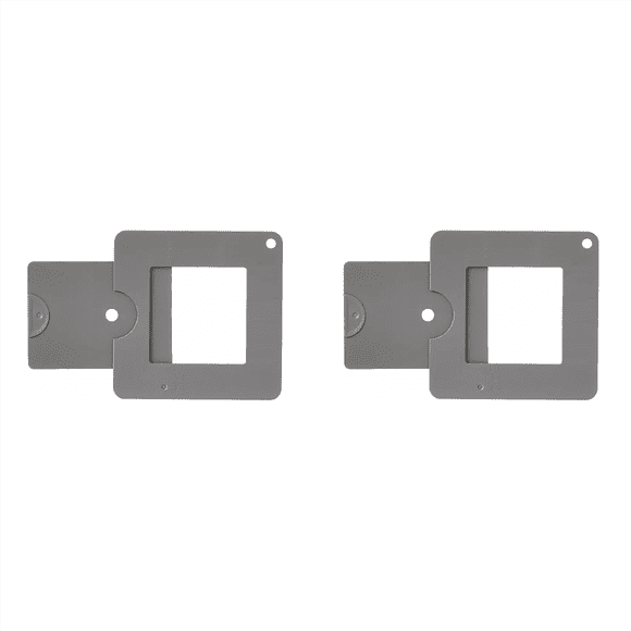 2X Artist View Catcher Finder Tool Portable Viewfinder Gadget Artist View Finder for Gift,2 x View Finder,Gray