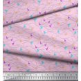 thumbnail image 3 of Soimoi Cotton Poplin Fabric Bird Artistic Printed Fabric 1 Yard 56 Inch Wide, 3 of 3