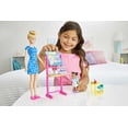 thumbnail image 4 of Barbie Poupée Enseignante (blonde), poupée Tout-petit (brunette), 4 of 6