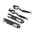 thumbnail image 1 of DYNWAVECA Motorcycle Clutch Brake Levers Set Foldable Sturdy Replaces High Reliability Expandable Handlebar Hand Grips for CBR650R, 1 of 10