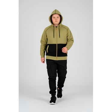 SANAE DESIGN Adaptive Clothing Sweatshirt Hoodie Jacket with Front Magnetic Zipper