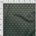thumbnail image 2 of oneOone Silk Tabby Fabric Floral Block Print Fabric By The Yard 42 Inch Wide, 2 of 4