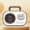 WH, variante sur EGNMCR Machine Sonore Portable Haut-Parleur Rétro, Système de Son Bluetooth, Petit Caisson de Basses Portable pour la Maison, Sans Fil pour l'Extérieur, Mini audio Bluetooth Portatif
