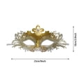 thumbnail image 3 of Mascarade pour Hommes et Femmes avec Chaîne en Strass, Décoration de Carnaval Adaptée aux Fêtes, 3 of 3