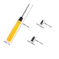 thumbnail image 2 of UPOUART 1Set Black Tire Plug Kit for Quick Vacuum Tire Repair with Screw Nails and Repairing Tool, 2 of 8