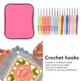 thumbnail image 4 of Crochet  Set, Crochet  Easy Identification 16PCS Ergonomic Reduces Stress Craft Sanding  For Crochet Enthusiast For Travel, 4 of 8