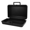 thumbnail image 3 of 1Pc Waterproof Tool Box Household Tool Storage Case Black Portable Toolbox, 3 of 8