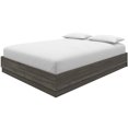 thumbnail image 1 of Nexera Cadre de Lit Plateforme Milano, Brun, Grand Lit, 1 of 1