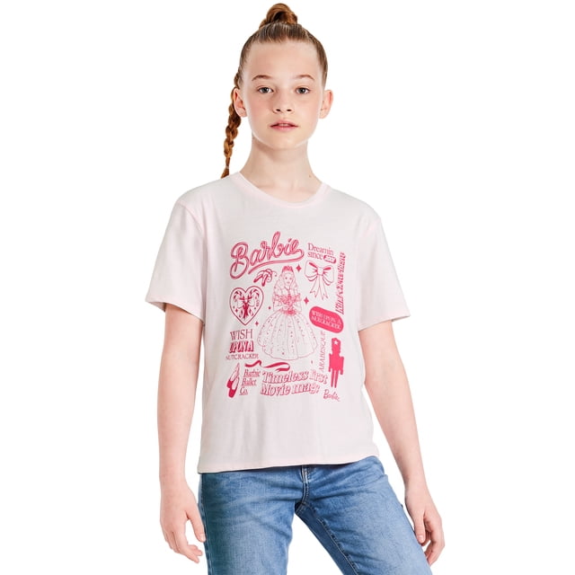 Barbie Girls' Graphic T-Shirt - Walmart.ca