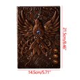 thumbnail image 3 of EGNMCR Diary NoteBook Notebooks for Work Retro Embossed Bird Pattern Notebook European A5 Notepad Stereo 100 Pages embossed notebook, 3 of 5