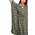thumbnail image 4 of Moomaya Robe Courte de Caftan de Plage, Robe de Couverture Imprimée, Kaftan pour Femmes, Tenue de Plage, Couverture, 4 of 4
