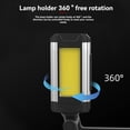 thumbnail image 2 of Graflsoa Portable COB LED Work Light with Magnetic Hook, USB Rechargeable, 5 Lighting Modes, Waterproof Design for Indoor/Outdoor Use, Silver, 2 of 7
