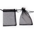 thumbnail image 3 of ORUYROP 100pcs Drawstring Organza Jewelry Candy Pouch Party Wedding Favor Gift Bags (7x9", Black), 3 of 7