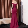 thumbnail image 3 of UPPADA Wedding Guest Dresses for Women One Shoulder Ruched Formal Evening Dress Wrap Ruffle Hem Dress Halter Bodycon Maxi Dress High Waist Party Prom Gown Cocktail Dress, 3 of 4