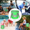 thumbnail image 1 of RYRDWP 12L Portable Foldable Water Bucket Fishing Bucket Folding Water Container For Travelling Camping Hiking Fishing Washing, 1 of 4