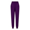 thumbnail image 3 of TIMIFIS Medicals Scrub Pants for Women Stretch Yoga Scrub Joggers Plus Size Nursing Pants Solid Color Four Season Loose Work Pants with Pockets - Spring/Summer, 3 of 3