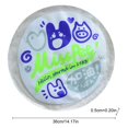 thumbnail image 3 of Tapis Rafraîchissant pour Chat en Gel Rond Portable, Tapis Rafraîchissant pour Animal de Compagnie, Lit de Sommeil pour Chat, Tapis Rafraîchissant pour Chiot, 3 of 10