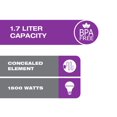 thumbnail image 2 of Salton Cordless Electric Kettle 1.7 L/Qt - White, 2 of 6