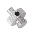 thumbnail image 1 of 1/4in And 3/8in Camera Screw Adapter Mount, Aluminum Alloy Clear Camera Screw Adapter  For Ball Head Silver, 1 of 8