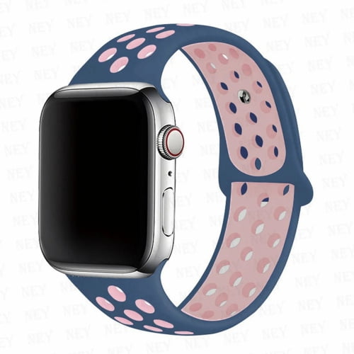 Sport Bands Compatible with for Apple Watch Band 42mm 44mm 45mm Women Men, Soft Silicone Breathable Replacement Straps Compatible with for iWatch SE Series 7 6 5 4 3 2 1 - White