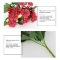 thumbnail image 2 of 13-head Artificial Chrysanthemum Bouquet Simulation Flora Decor Home Table Centerpiece Wedding Fake Flower  Wine Red, 2 of 8