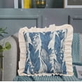 thumbnail image 1 of EGNMCR Pillows, Body Pillow, Throw Pillows, Neck Pillow Wind Bells Flower Pillow Cover Ruffled Pillow Cover Sofa Pillow Cover Living Room Cushion Cover Holiday Gift Polyester pillowcase, 1 of 6