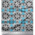 thumbnail image 2 of Soimoi Poly Georgette Fabric Mandala Kaleidoscope Decor Fabric Printed Yard 42 Inch Wide, 2 of 3