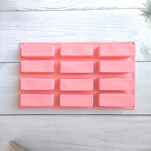 Kitchen Gadgets 12-link Chocolate Small Rectangular Molds Cake Baking Molds
