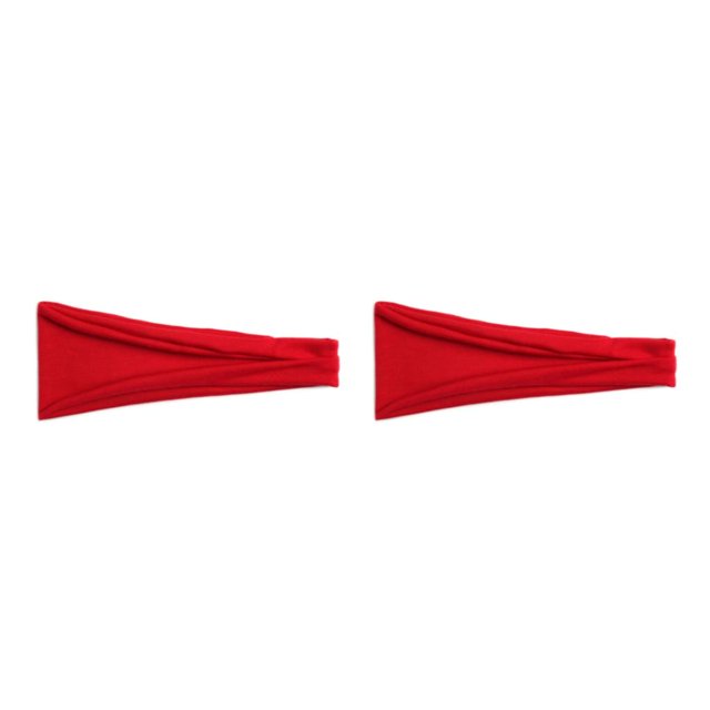 Wweixi Elastic Hair Bands For Comfort And High Elasticity Sweat Absorption 7bright red 1 2Set