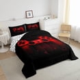 thumbnail image 4 of QUTETN Moderne Noir Bleu Joystick de Jeu Couettes et Duvets Grand Lit, 4 of 6