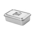 thumbnail image 1 of Rongfmy Cake Pan with Cover Rectangular Stainless Steel Nonstick with Lid DIY Baking Pan 23cmx15.5cm, 1 of 9