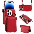 thumbnail image 5 of Étui Portefeuille Accordéon pour Téléphone - Conception à Fermeture Éclair Diagonale, Multiples Fentes pour Cartes, Étui de Protection, Compatible avec les Téléphones Apple, Accessoire Élégant et Polyvalent, 5 of 5