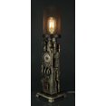 thumbnail image 2 of Lampe de Table en Maille avec Horloge Tour Industrielle Steampunk, 2 of 4