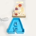 thumbnail image 1 of DIY 26 Alphanumeric English Cake Silicone Alphanumeric Cake Cake Mould Pound Cake Wax Melts Small Heart Pan Chocolate Melting Pot Insert Silicone Cake Stand Yule Log Cake Pan, 1 of 2
