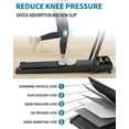 thumbnail image 4 of Walking Pad with Incline, 2.5HP Under Desk Treadmill for Home & Office, 2-in-1 Compact Walking & Jogging Machine with Remote Control & LED Display, 4 of 8