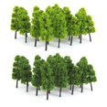 thumbnail image 4 of Milaget 20 Dark/Light Green Tree Model Train Railway Wargame Diorama Scenery N Scale Dark Green Light Green, 4 of 9
