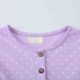 thumbnail image 5 of MIASHUI Robe Fleurie à Manches Longues pour Filles, Robes Décontractées pour Tout-Petits, Violet Pâle, 2-3 Ans, 5 of 5