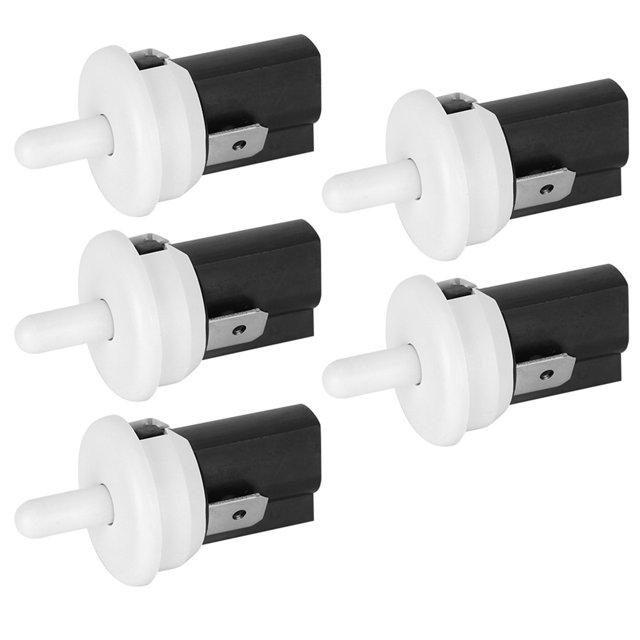 Loewten Refrigerator Switch,Plastic Refrigerator Switch,5Pcs Refrigerator Door Light Switch Momentary Open Normal Closed PBS‑35 3A 250V AC