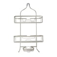 thumbnail image 1 of Era Grand Aluminum Shower Caddy,  3-Tier, Soft Silver 15x26in, 1 of 4