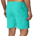 thumbnail image 1 of Plebaso Casual Shorts Mens Elastic Waist Lightweight Summer Shorts Solid Color Drawstring Beach Shorts, 1 of 3