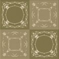 thumbnail image 1 of Ahgly Company Machine Washable Indoor Square Transitional Oak Brown Area Rugs, 7' Square, 1 of 7