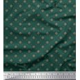 thumbnail image 1 of Soimoi Velvet Fabric Dot & Floral Small Fabric Prints by Yard 58 Inch Wide, 1 of 3