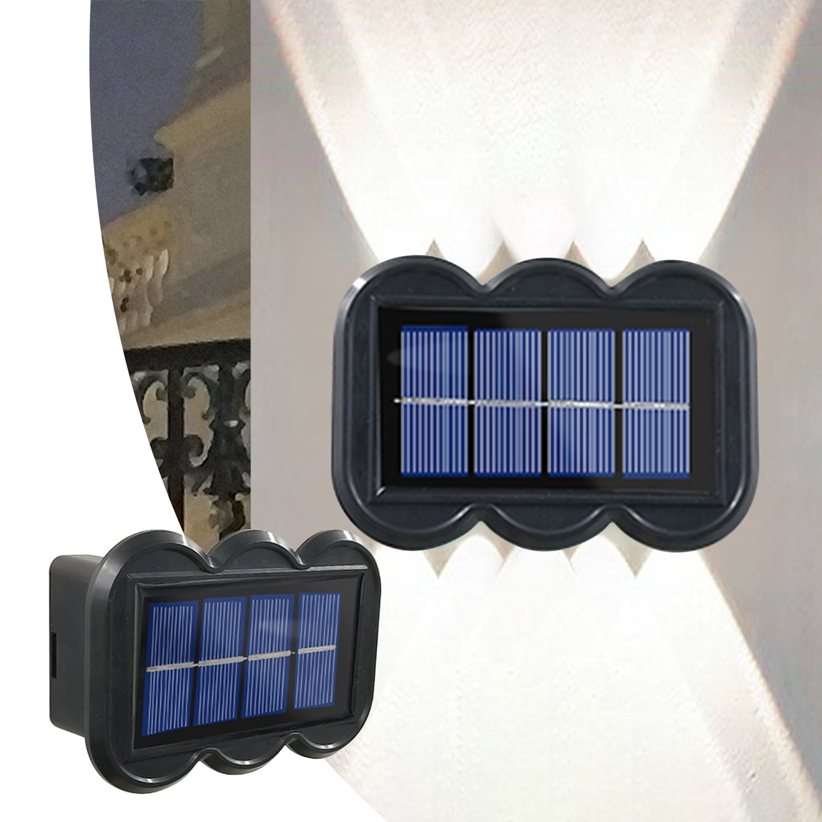 Aidoshy LED Outdoor Solar Lights, Land-scape Spotlights, Garden Lights, Wireless Solar Powered Outdoor Lights/Lighting For Yard, Walkway,Solar Street Lights Outdoor