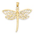 thumbnail image 1 of Dragonfly en Or Jaune 14K Taille Diamant, 1 of 2
